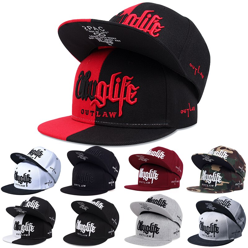 Stussy Bucket Hat - Thuglife 패션 패스트볼 캡 자수 힙합