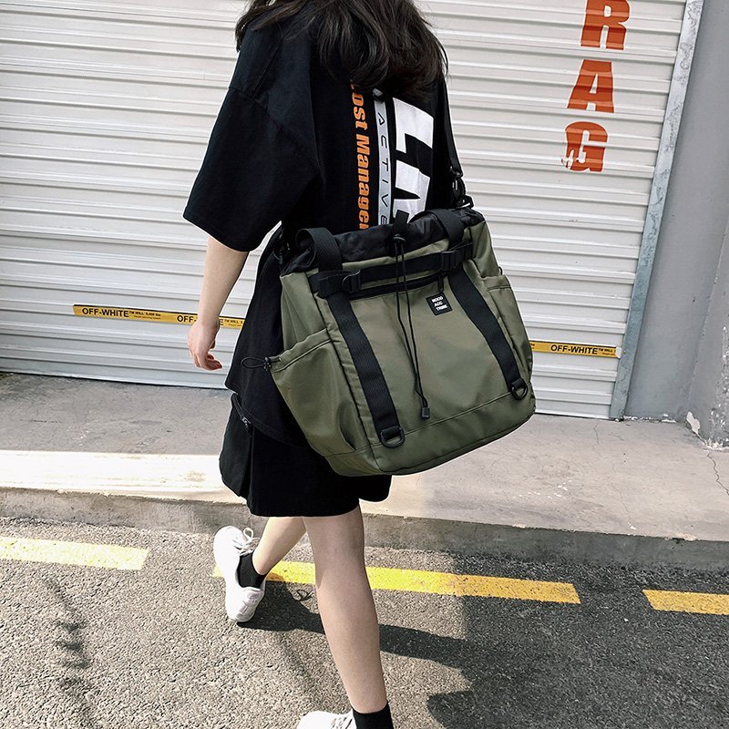 Streetwear Brand Bag - 남성용 나일론 방수 메신저 백, 큰