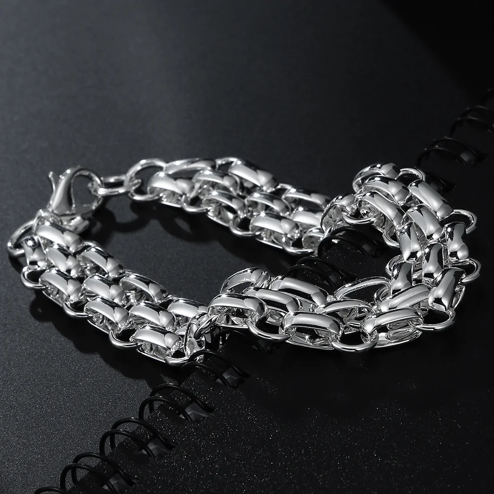 인기 브랜드 925 스털링 실버 기품 있는 체인 팔찌  - Streetwear Brand Jewelry 리뷰 및 가격