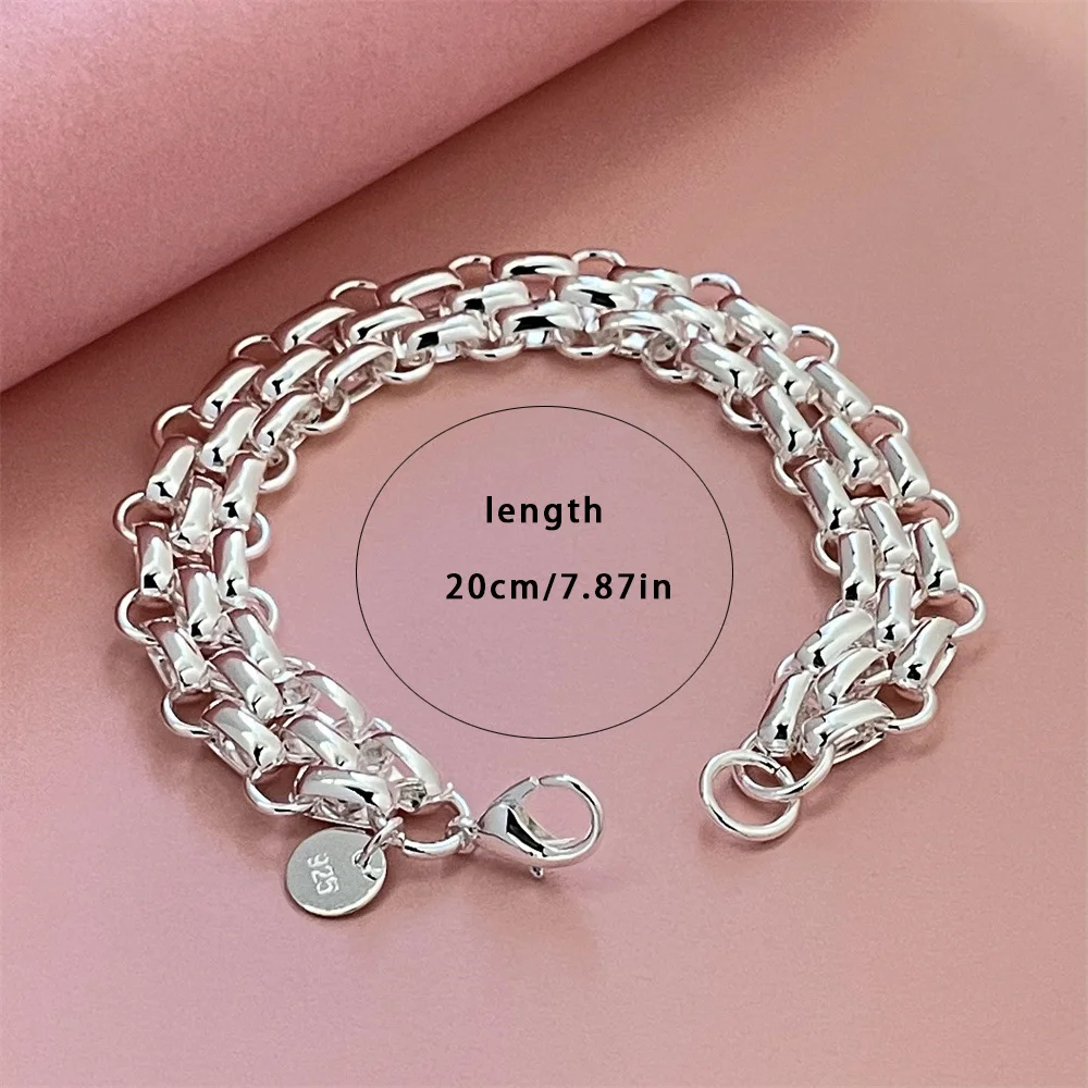 인기 브랜드 925 스털링 실버 기품 있는 체인 팔찌  - Streetwear Brand Jewelry 리뷰 및 가격