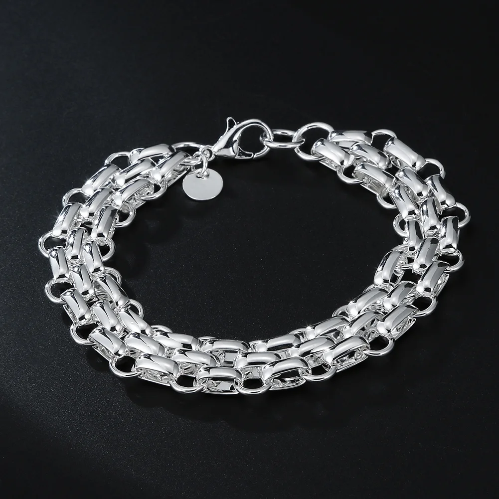 인기 브랜드 925 스털링 실버 기품 있는 체인 팔찌  - Streetwear Brand Jewelry 리뷰 및 가격