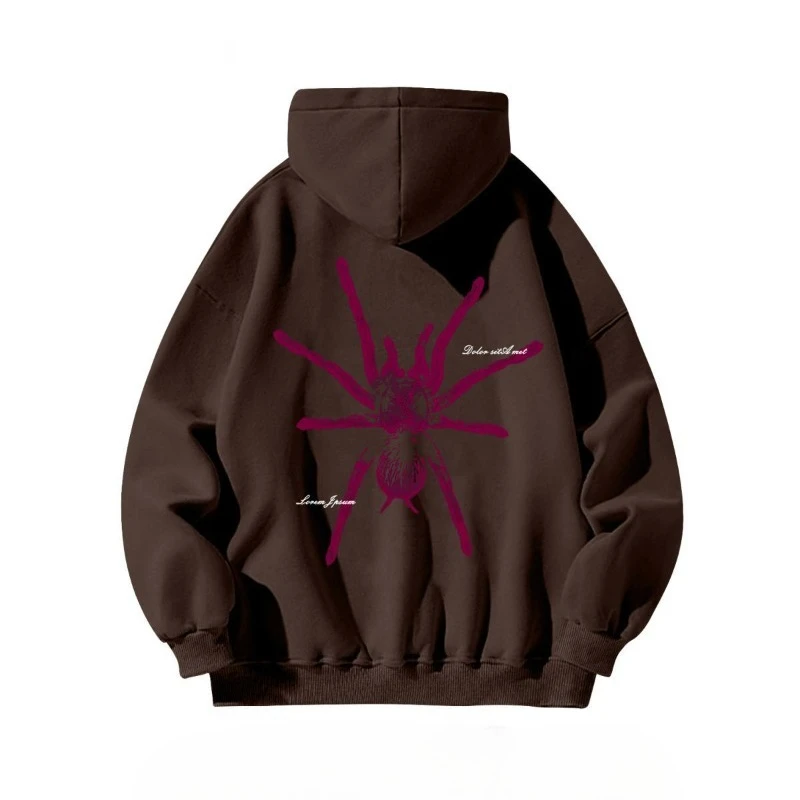 배기핏 맨 후디스 레저 스파이더 펑크 아메리칸 스타일  - Streetwear Brand Aesthetic 리뷰 및 가격