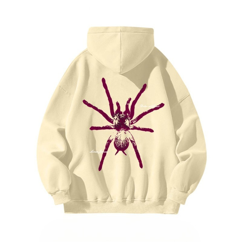 배기핏 맨 후디스 레저 스파이더 펑크 아메리칸 스타일  - Streetwear Brand Aesthetic 리뷰 및 가격