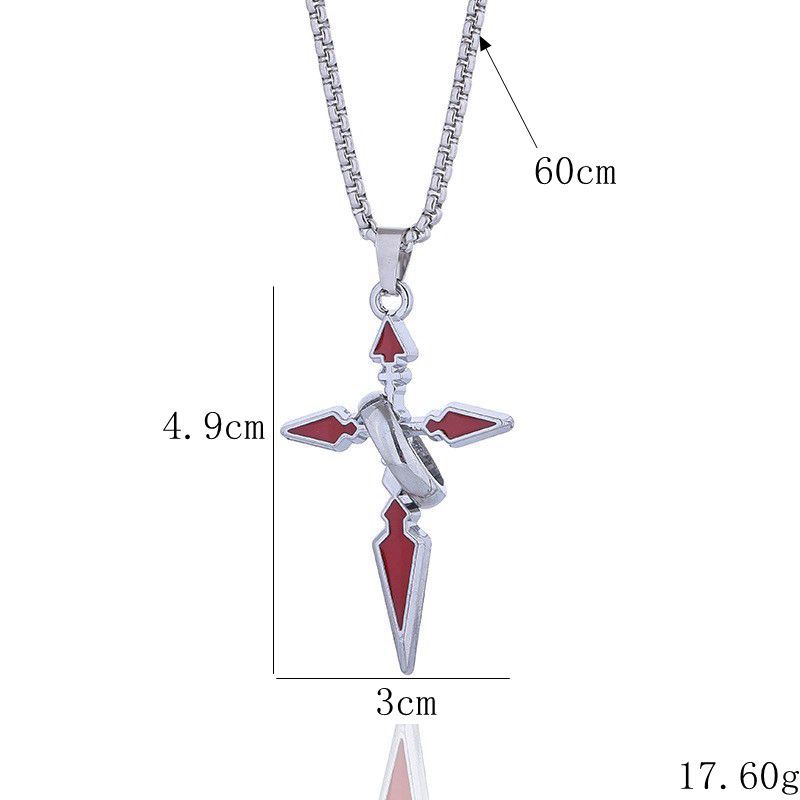 트렌디 브랜드 크로스 펜던트 목걸이와 반지, 미니멀리스 - Streetwear Brand Jewelry 리뷰 및 가격