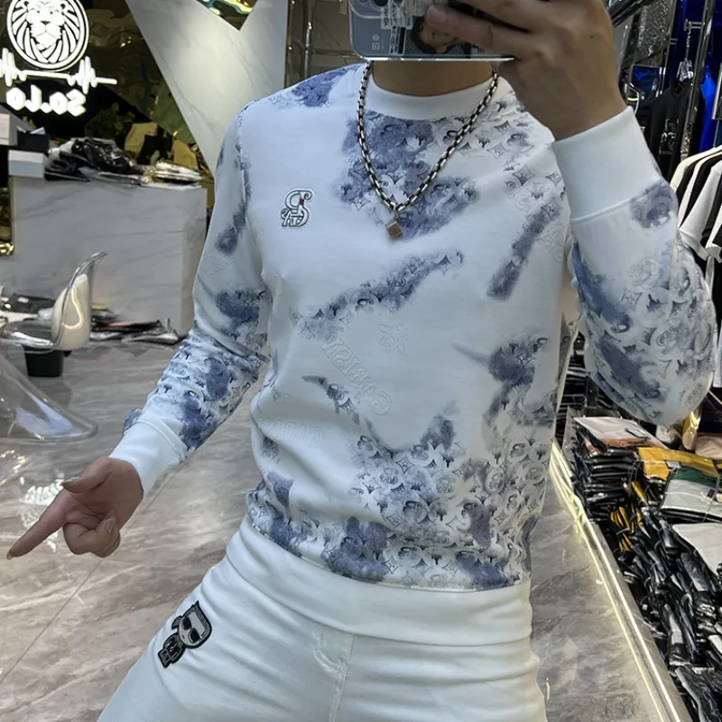하라주쿠 패션 남성용 럭셔리 스웻셔츠, 프린팅 남자 풀 - Streetwear Brand Aesthetic 리뷰 및 가격
