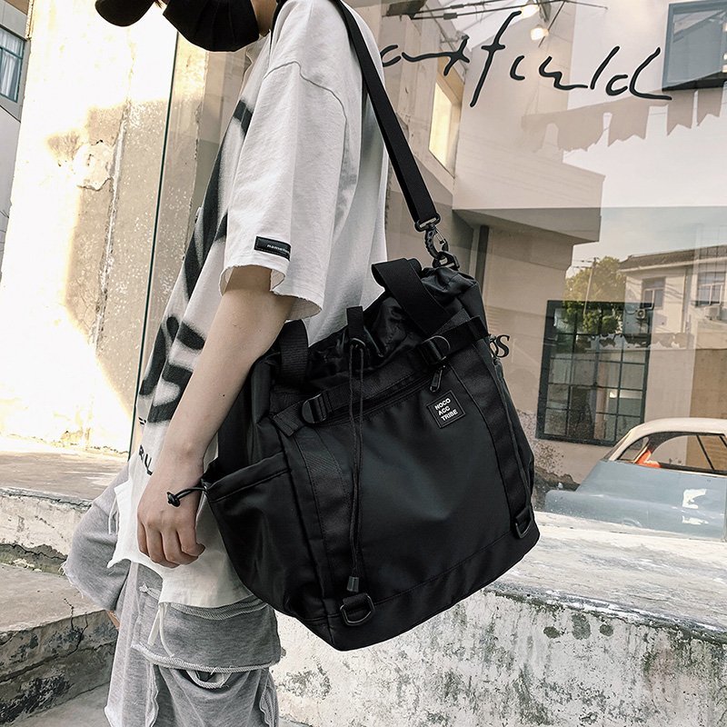 남성용 나일론 방수 메신저 백, 큰 숄더백, 유명 디자 - Streetwear Brand Bag 리뷰 및 가격