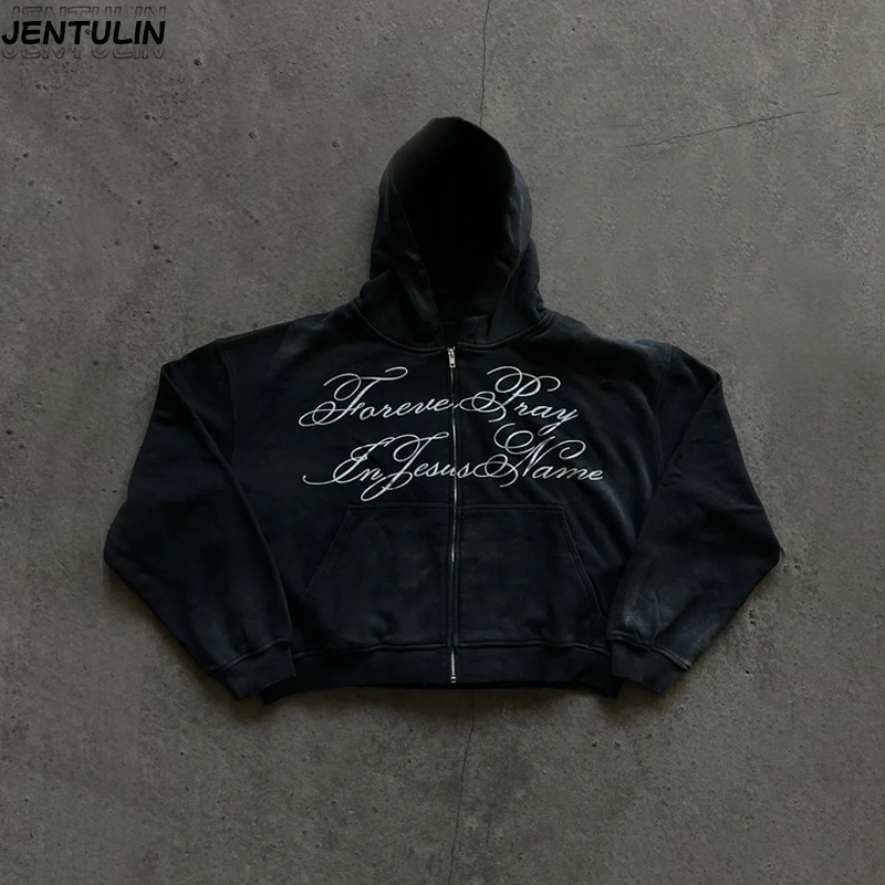 미학적 힙합 레터 프린트 레트로 트렌디 브랜드 루즈 지 - Streetwear Brand Aesthetic 리뷰 및 가격