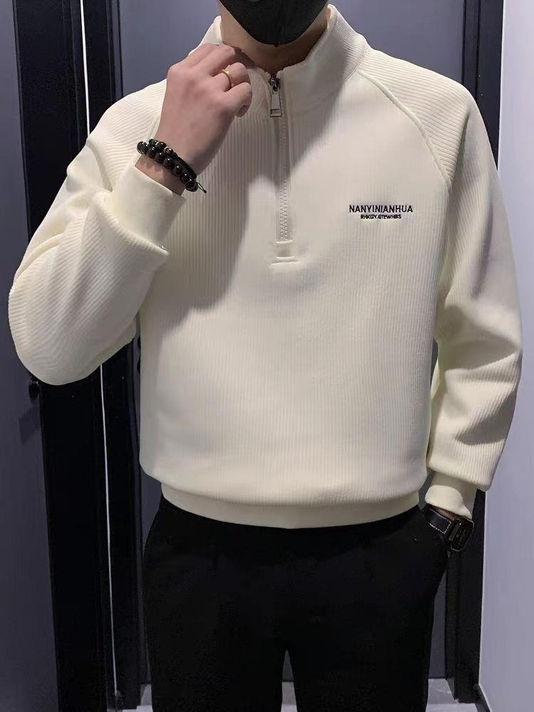 남성용 양털 안감 따뜻한 스웨트 셔츠 브랜드 없음 럭셔 - Streetwear Brand Aesthetic 리뷰 및 가격