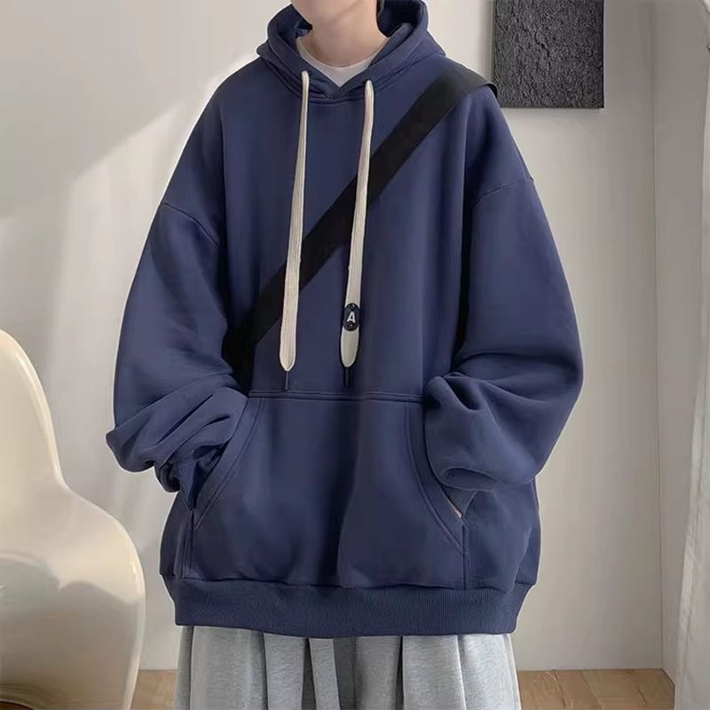 남성용 엑스트라 두꺼운 배기 플러스 사이즈 솔리드 스웨 - Streetwear Brand Aesthetic 리뷰 및 가격