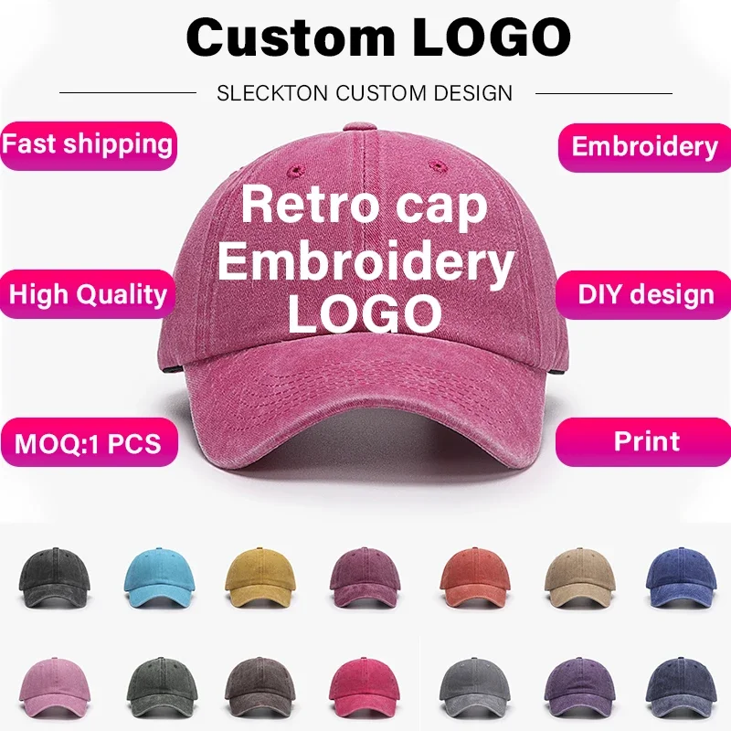 SLECKTON 사용자 정의 로고 레트로 야구 모자 남 - Stussy Bucket Hat 리뷰 및 가격