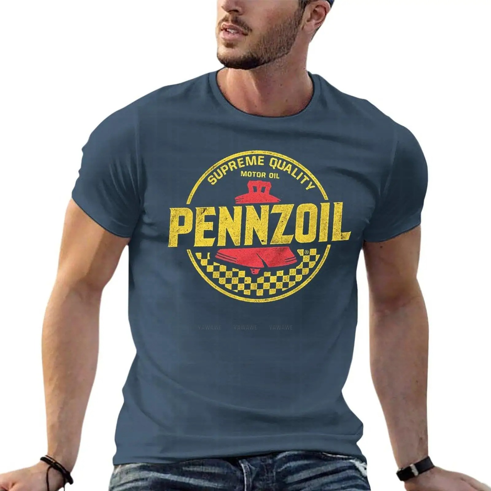 Distressed Pennzoil 모터 오일 로고 오 - Streetwear Brand Logo 리뷰 및 가격